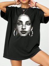 Graphic Print Loose Fit Crew Neck Short Sleeve T-Shirt